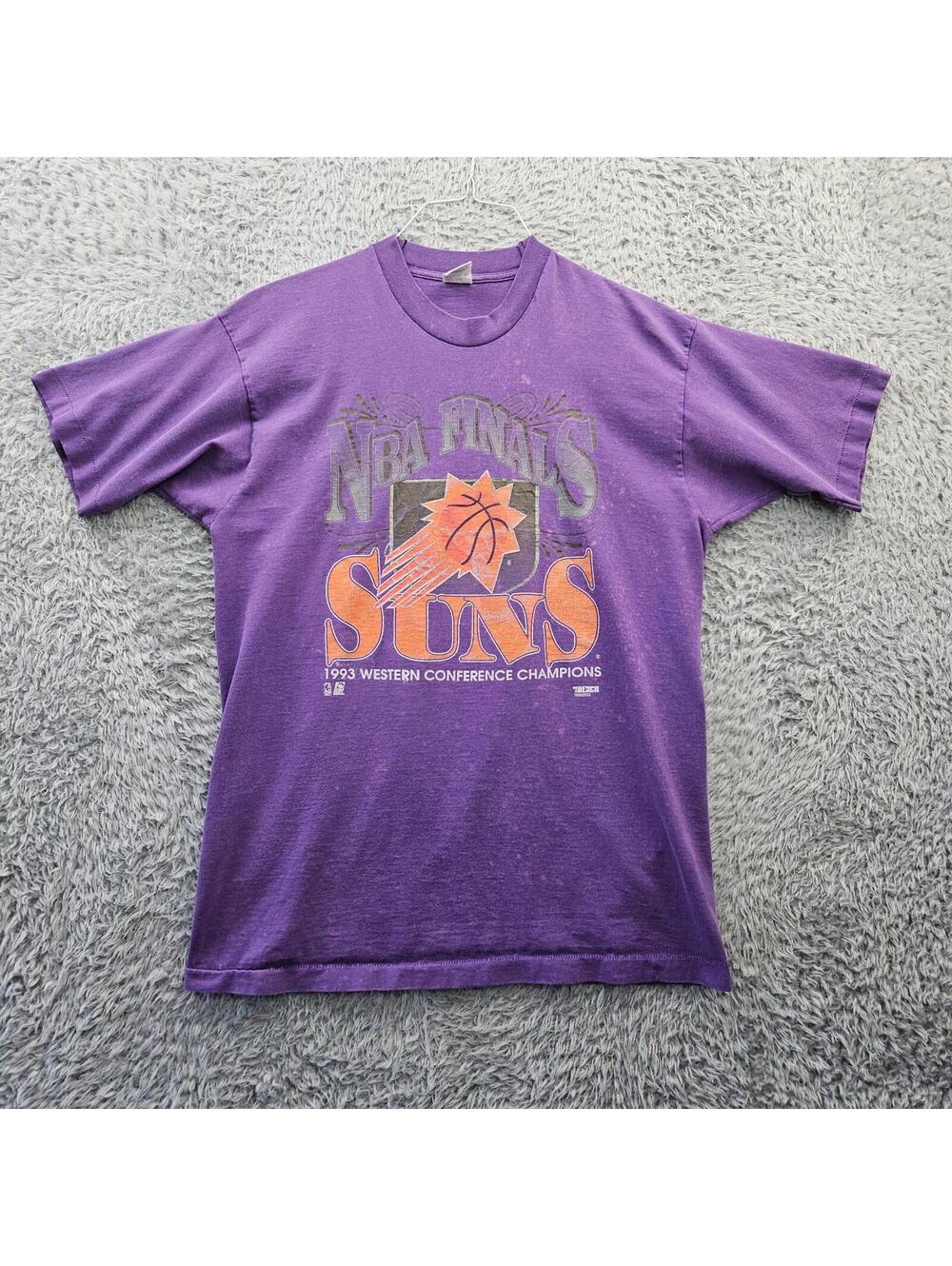 Vintage Phoenix Suns T Shirt Men XL 1993 NBA Western Conf Finals Made in USA